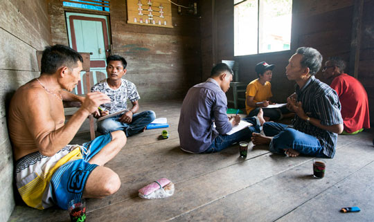 YPBM team conducting research in Siberut