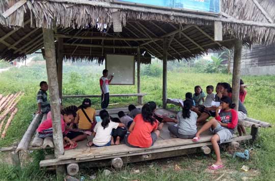 YPBM cultural education program in Saibi Samukop