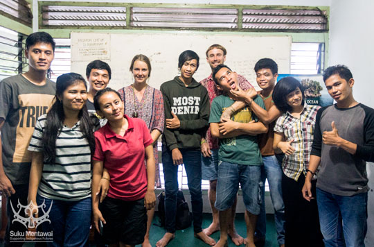 Mentawai Student Forum, meeting with Mentawai university students studying in Padang