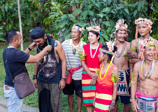 The Mentawai Cultural Education Foundation team is grateful for the cultural support from Pak Albar, Suku Suku Tatau, at the indigenous festival in Ubud, Bali